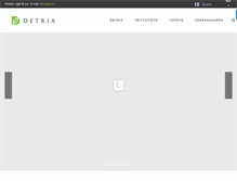 Tablet Screenshot of detria.fi